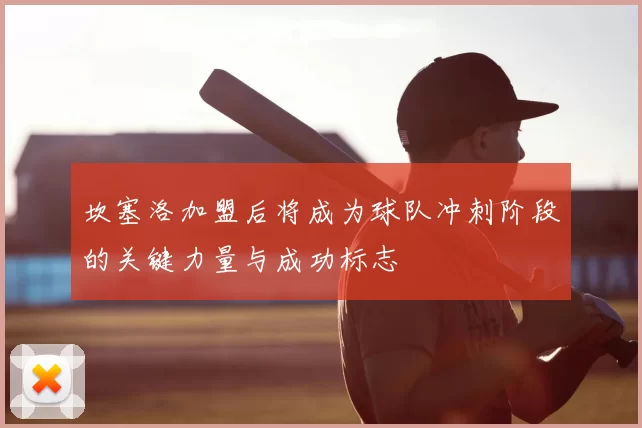 坎塞洛加盟后将成为球队冲刺阶段的关键力量与成功标志