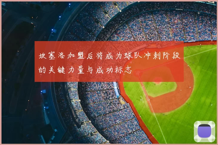 坎塞洛加盟后将成为球队冲刺阶段的关键力量与成功标志