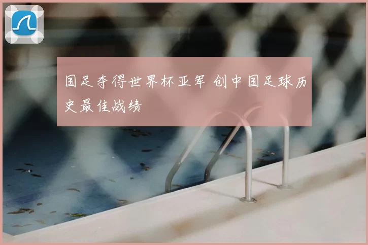 国足夺得世界杯亚军 创中国足球历史最佳战绩